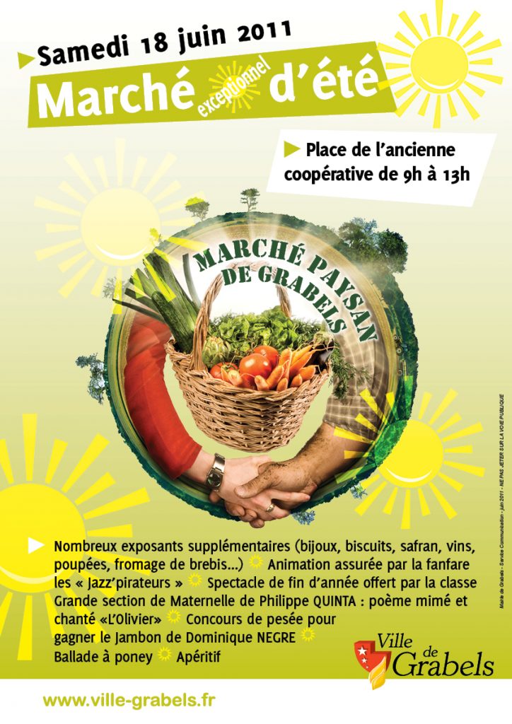 Grabels, marché exceptionnel d'été